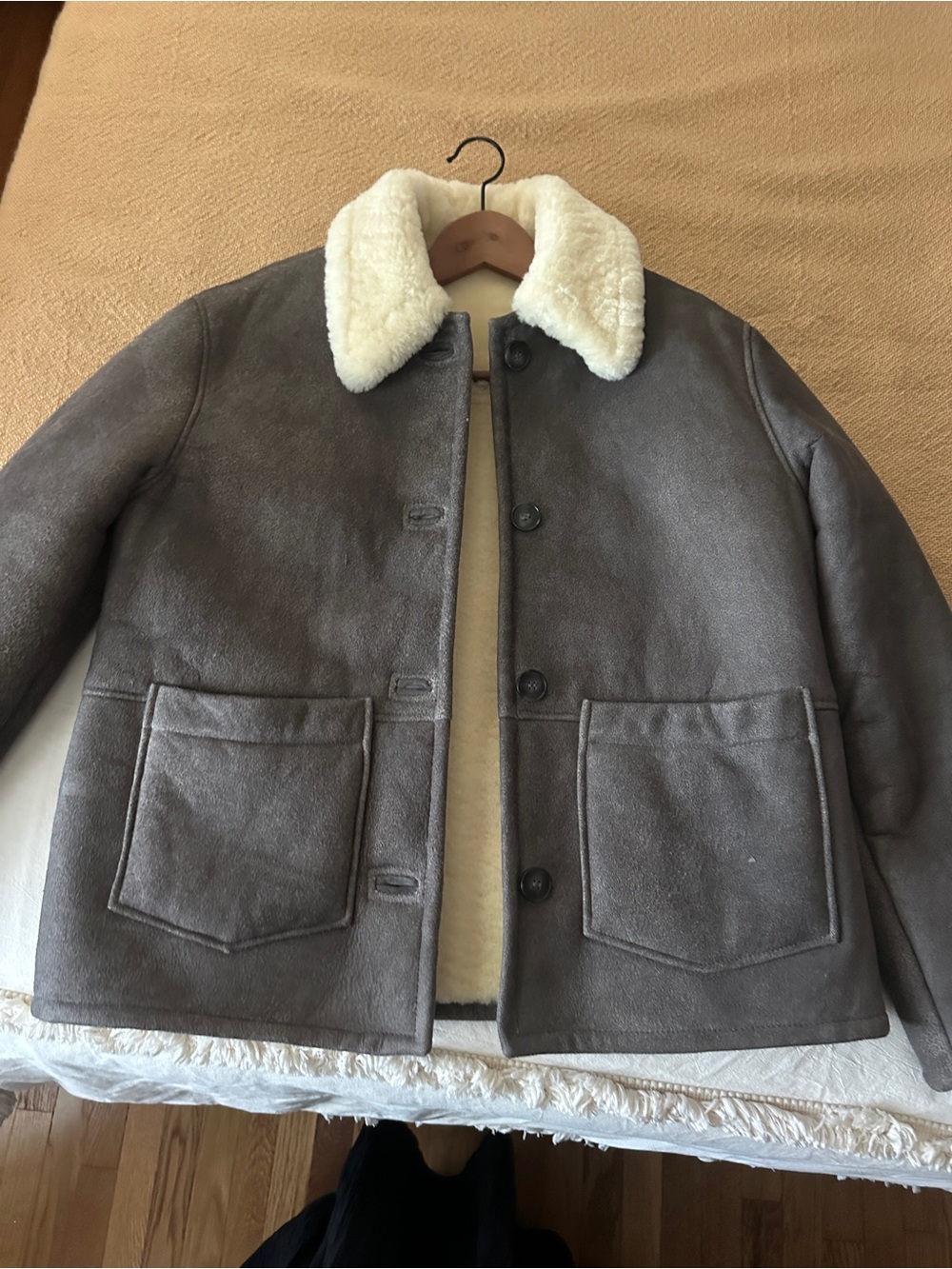 Australian lamb suede jacket
